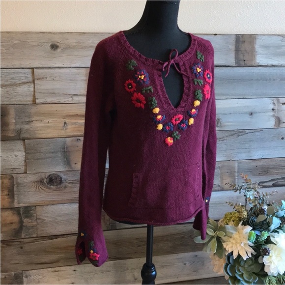 Embroidered A&F Sweater - Picture 2 of 6